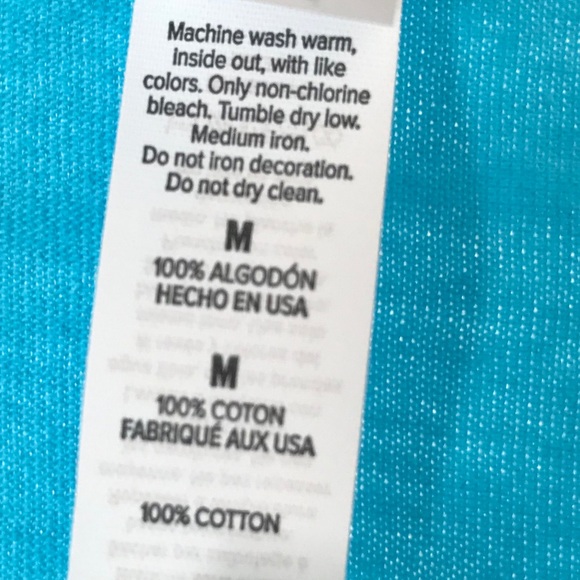 NWT Redbubble Sz Medium blue graphic tee Don’t talk Stranger - Picture 3 of 6